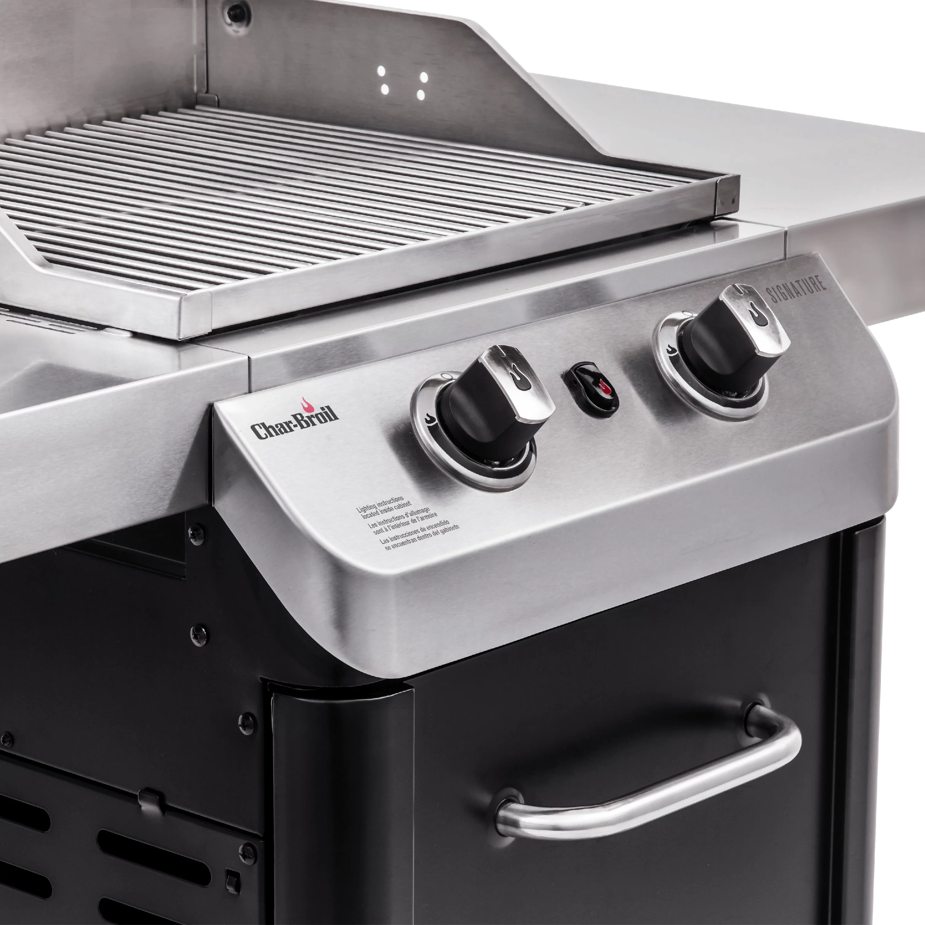 Char-Broil 2 Burner Silver and Black Natural Gas Gas Grill
