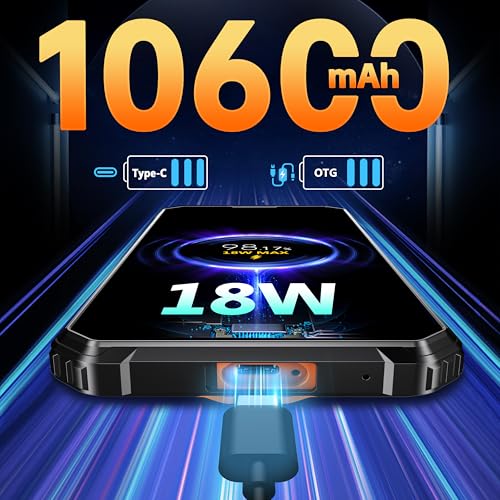 OUKITEL G1 Rugged Smartphone Unlocked - 24+256GB/1TB Android 14 Rugged Cellphones