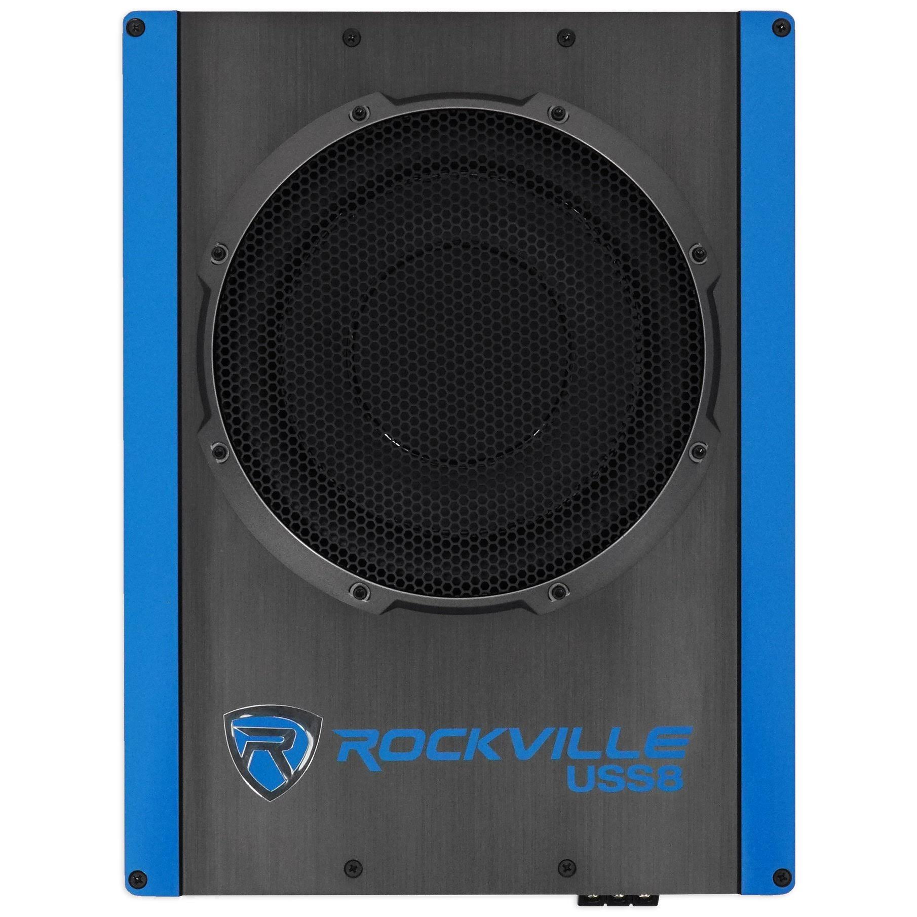 Rockville USS10 10x22 800W Under-seat Powered Car Subwoofer SUB