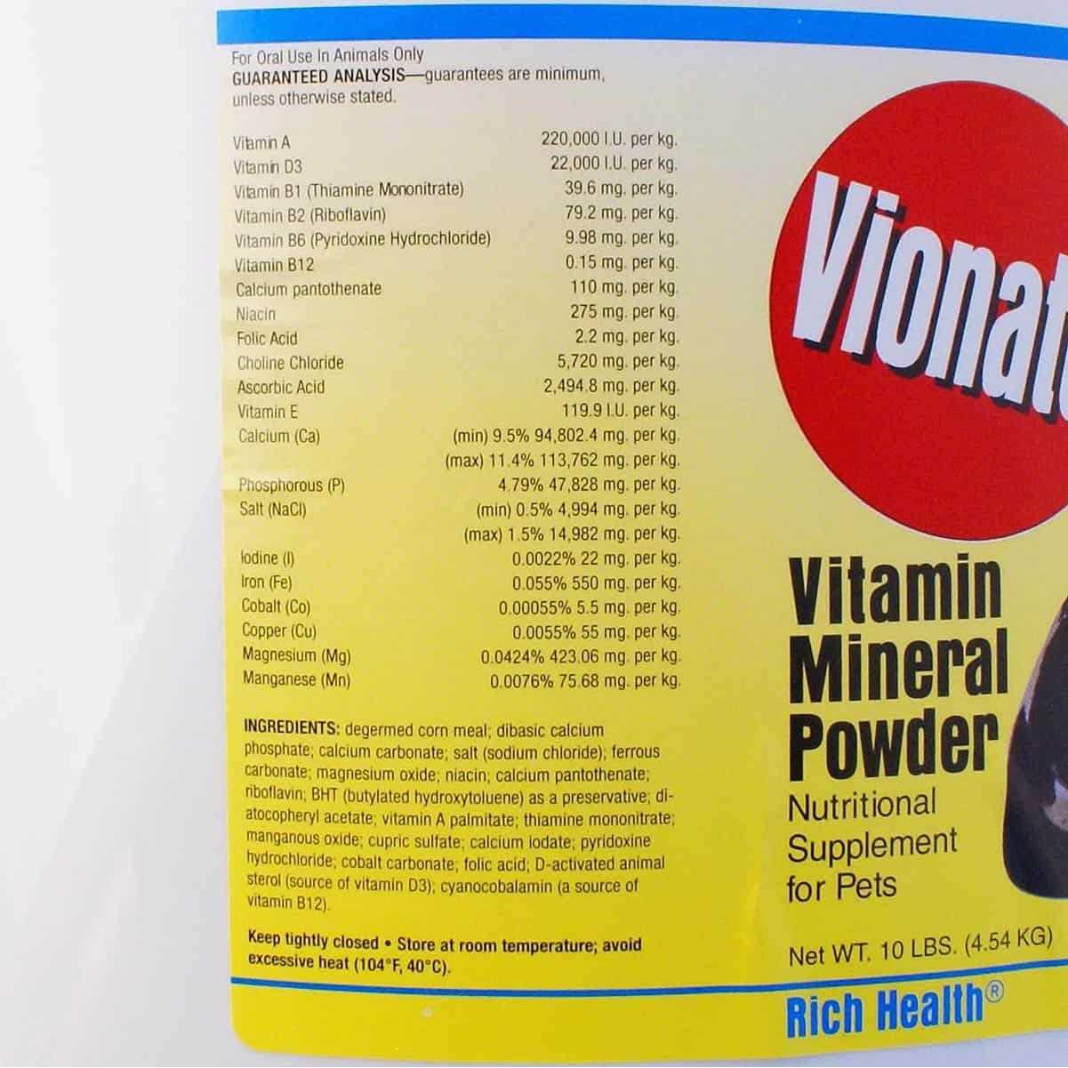 Miracle Care Vionate Vitamin Mineral Powder