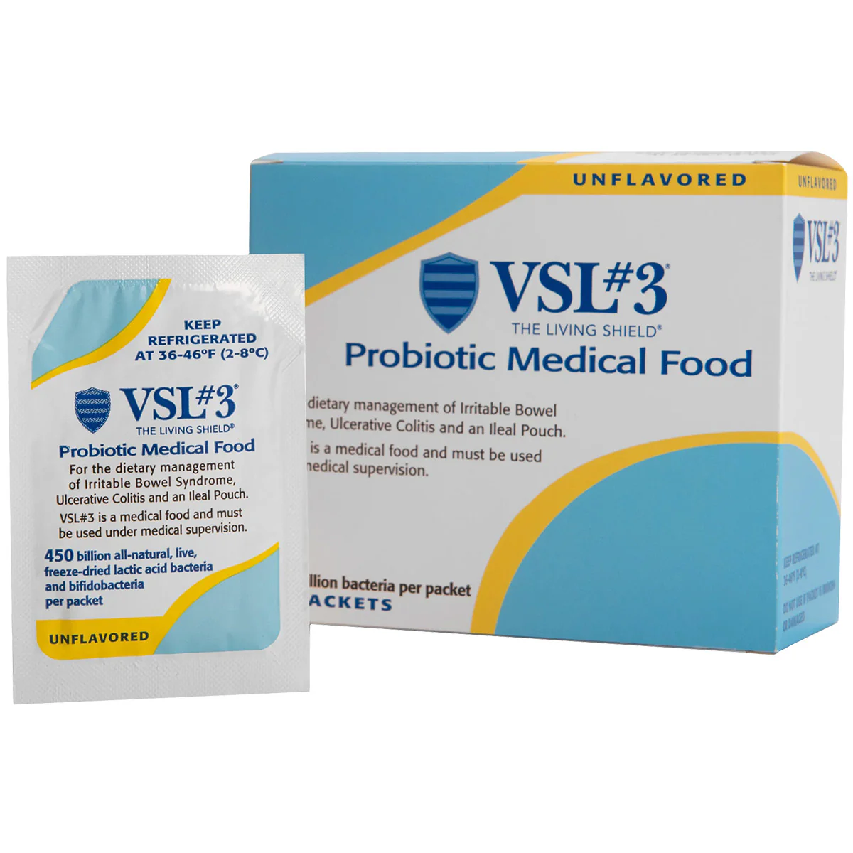 VSL#3 Probiotic Medical Food 450 Billion CFU Powder (30 packets) - Kansas Nuitrition - HNZSDS