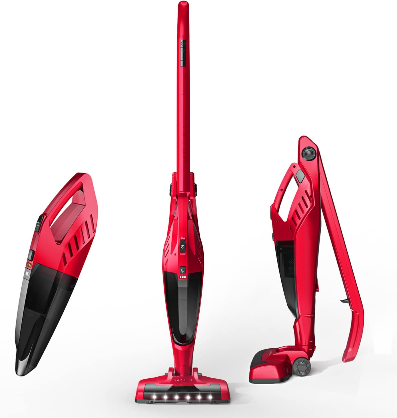Cordless Vacuum Cleaner,ORFELD Stick Vacuum Cleaner 4 in 1 Lightweight,Upright Cordless Vacuum Up to 40 Mins Runtime