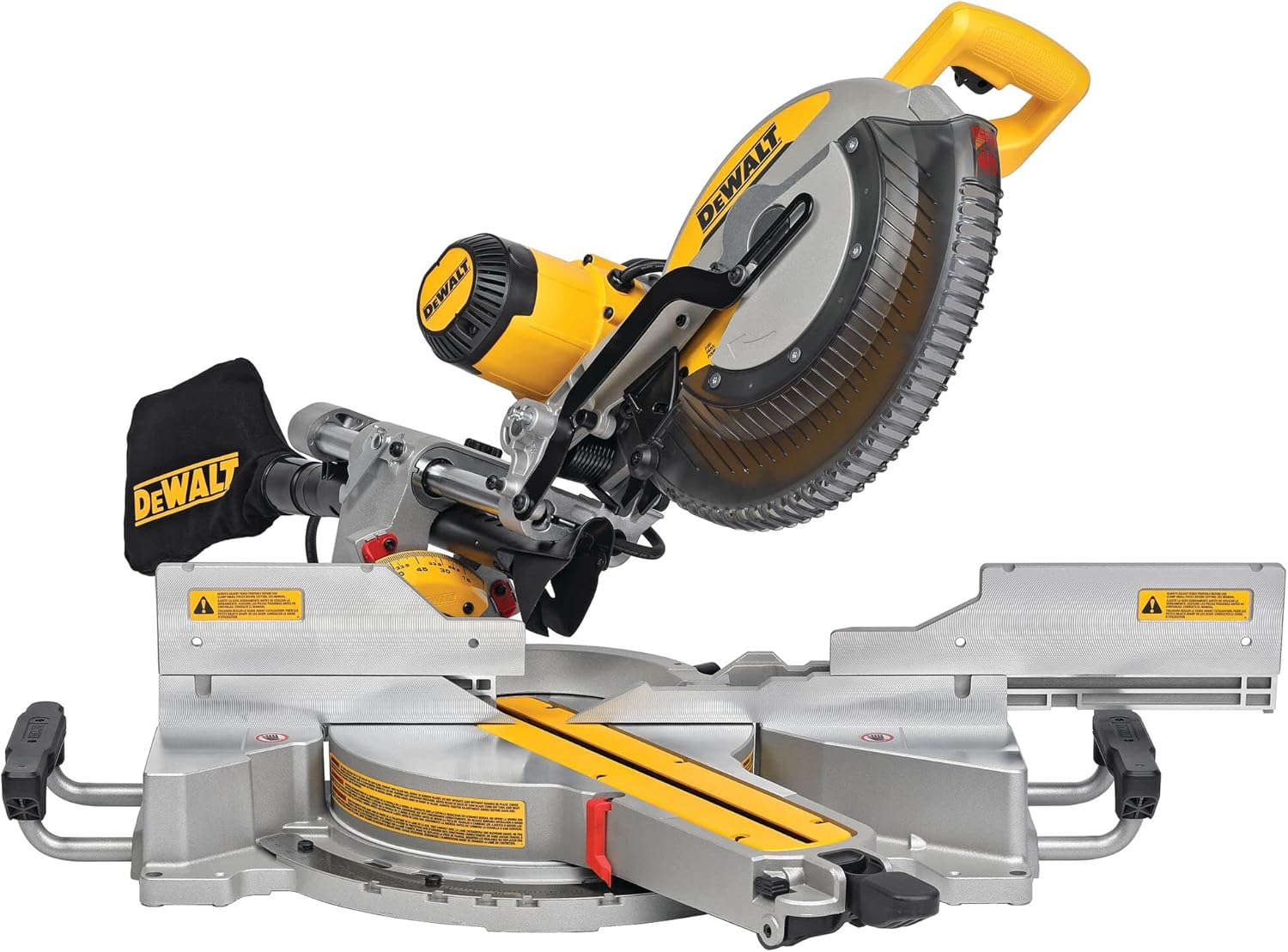 DEWALT 12-Inch Sliding Compound Miter Saw, Double Bevel (DWS780) , Black
