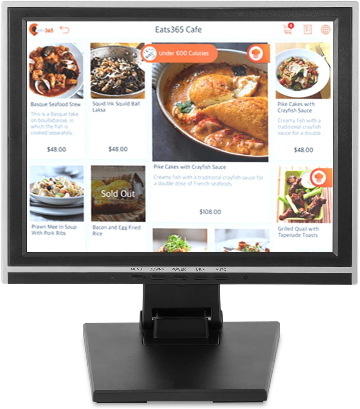 15" LCD Touch Screen Monitor