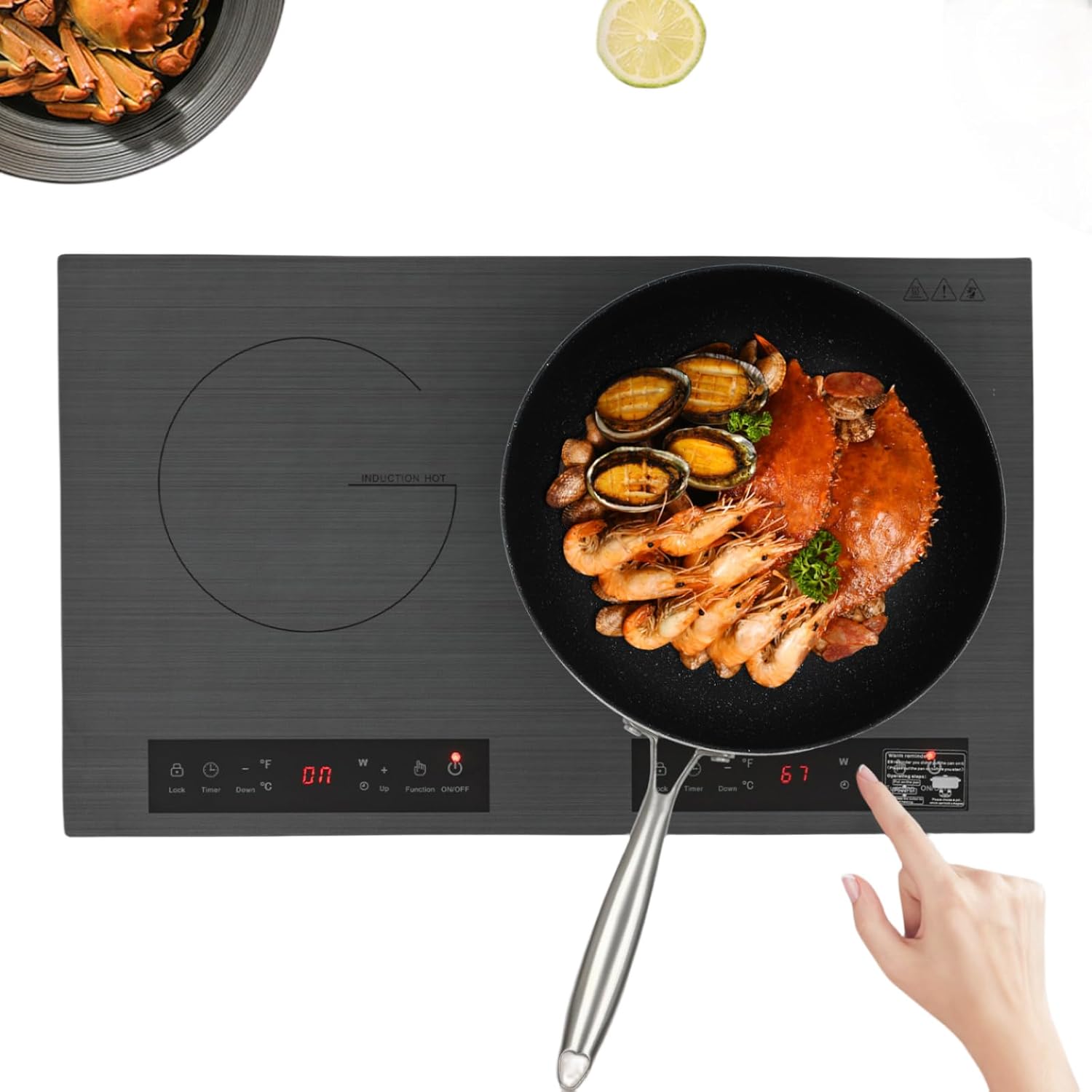 4000W Double Induction Cooktop