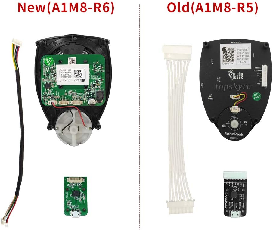 Slamtec RPLIDAR A1M8 2D 360 Degree 12 Meters Scanning Radius LIDAR Sensor Scanner for Obstacle Avoidance and Navigation of Robots