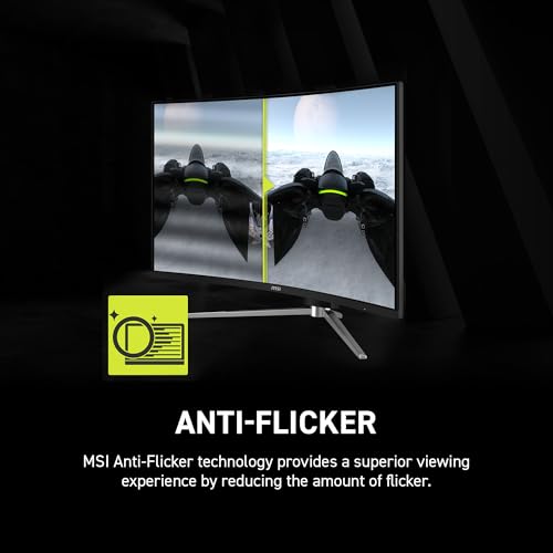 MSI MAG 325CQRXF E2 31.5-inch 2560 x 1440 (WQHD) Computer Monitor, 240Hz, Adaptive-Synch, HDMI, Display Port, VGA Port, VESA Mountable, Tilt