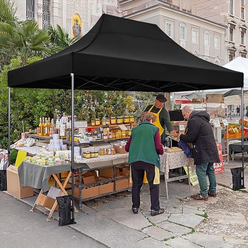 Yaheetech Heavy Duty Pop Up Canopy Tent, 10x20 Commercial Instant Shelter Tent for Wedding, Parties, Adjustable Outdoor Canopy with Wheeled Carry Bag