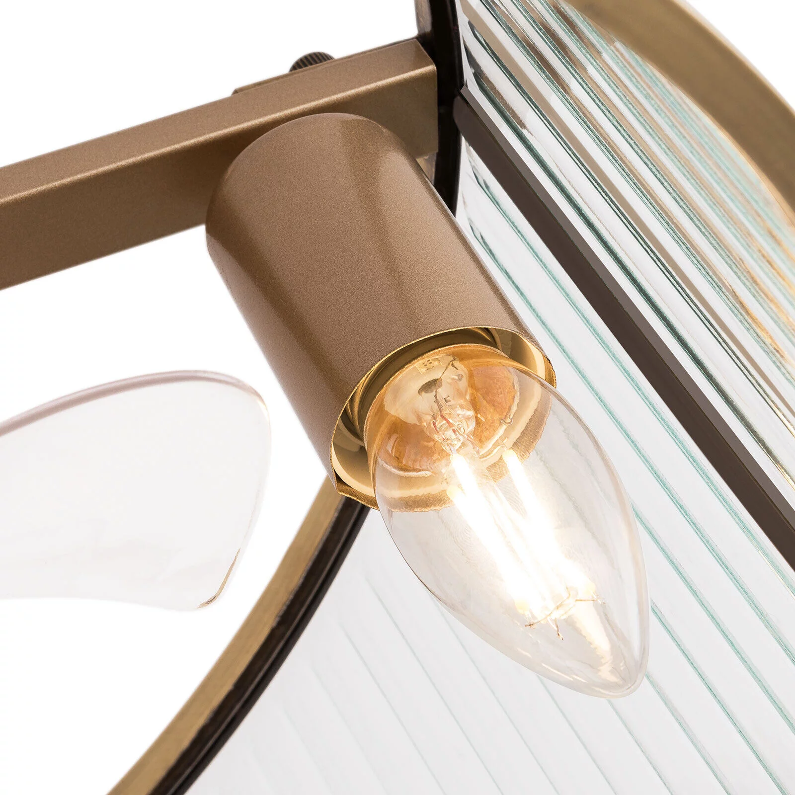 SHZICMY 18inch Farmhouse Ceiling Fan Light Gold With Remote Control For Kitchen Island
