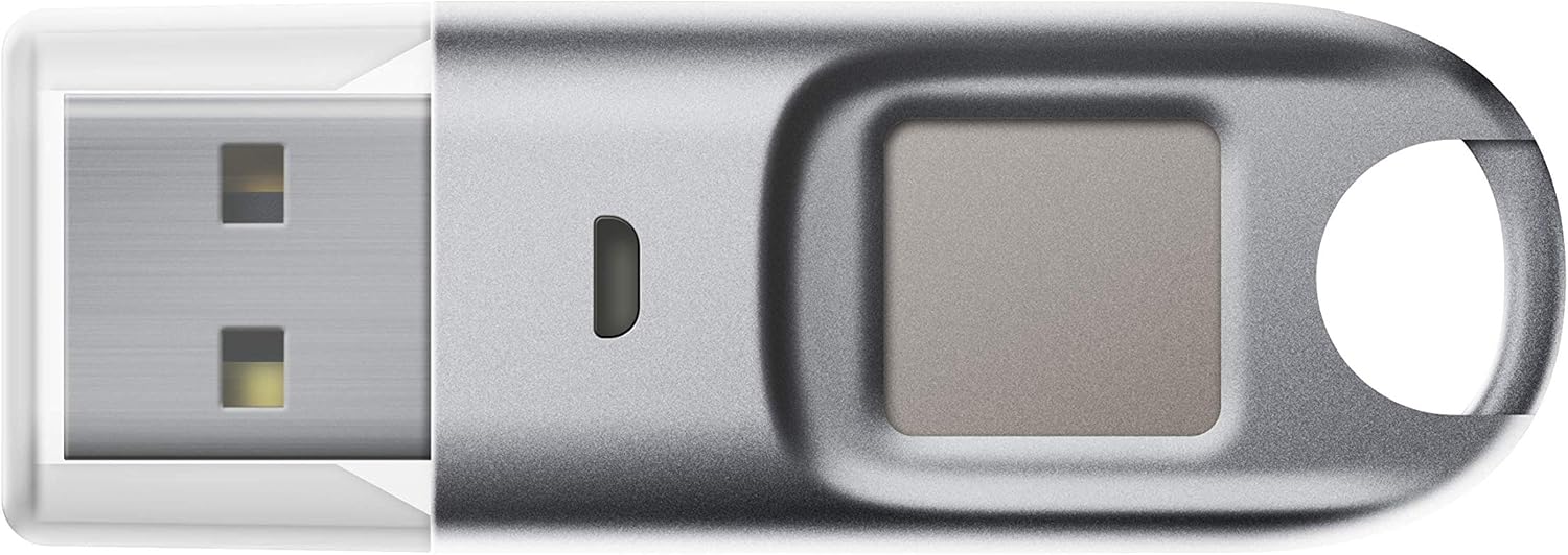 FEITIAN BioPass K27 USB Security Key - Two Factor Authenticator - USB-A with FIDO U2F + FIDO2 - Biometric Fingerprinting