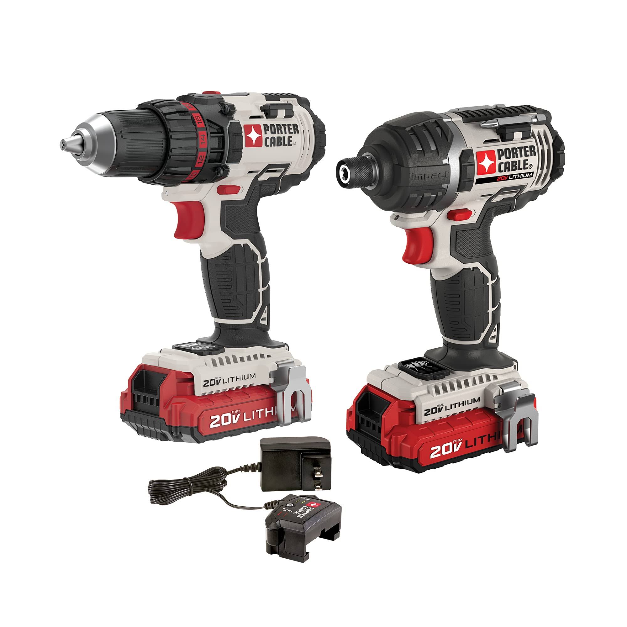 Porter-Cable PCCK602L2 20V Max Lithium 2 Tool Combo Kit
