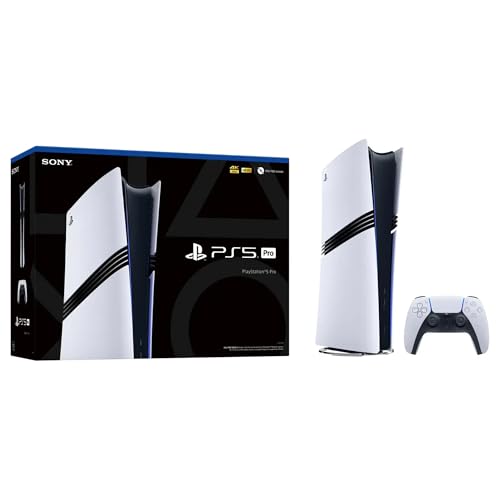 Sony PlayStation 5 Pro Upgraded 3TB Digital Edition Fortnite Cobalt Star Bundle 8K HDMI Ultra High Speed Cable - White