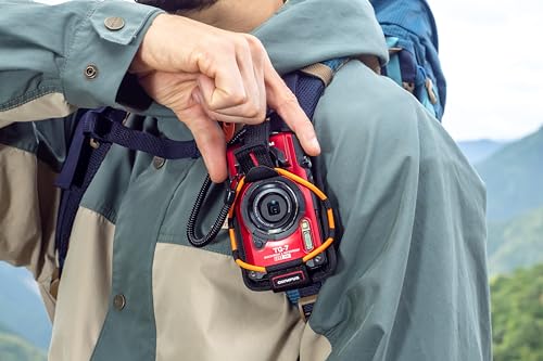 Olympus Tough TG-7 Digital Camera (Red)