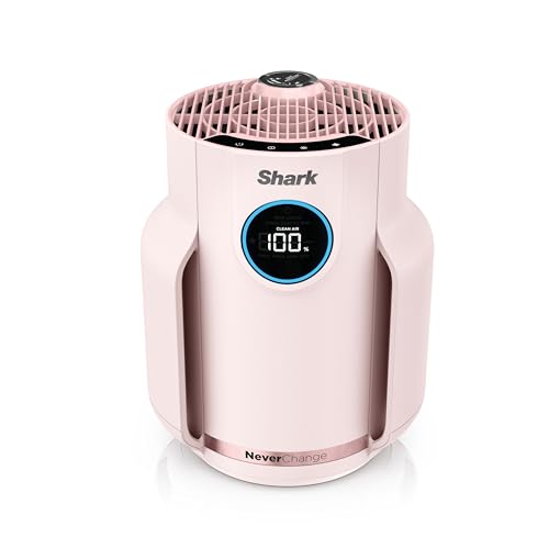 Shark Air Purifiers for Home Large Room with NeverChange Air Filter, 5 Year HEPA Filter, Covers 650 Sq. ft