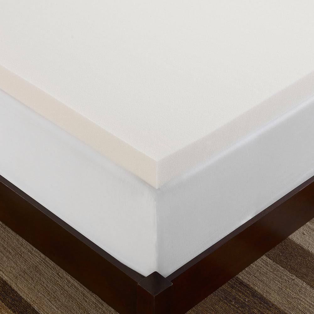 Serta 3-Inch Memory Foam Mattress Topper - White Full