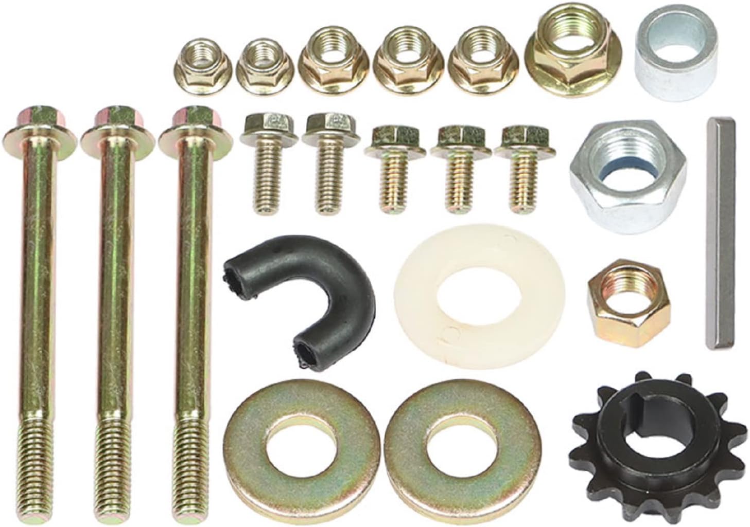 marddpair Go Kart Forward Reverse Gearbox Replacement for 2HP-13HP Engine Local 10T 40 41 and 12T 35 TAV30 Series Torque Converter