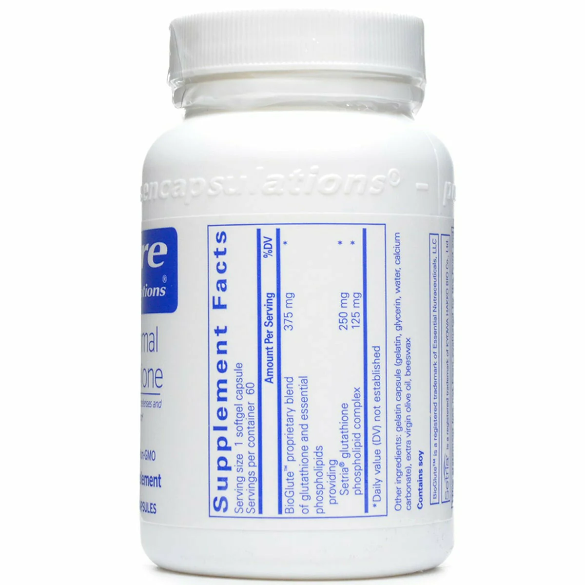 Liposomal Glutathione by Pure Encapsulations - Kansas Nuitrition - HNZSDS