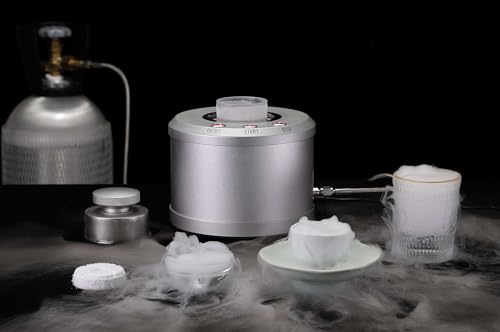 Dry Ice Machine Mini Dry Ice Maker Micro Dry Ice Machine Dry ice Block Smoke for Food Preserving Meats Preserving Seafood Tissue Preservation chill