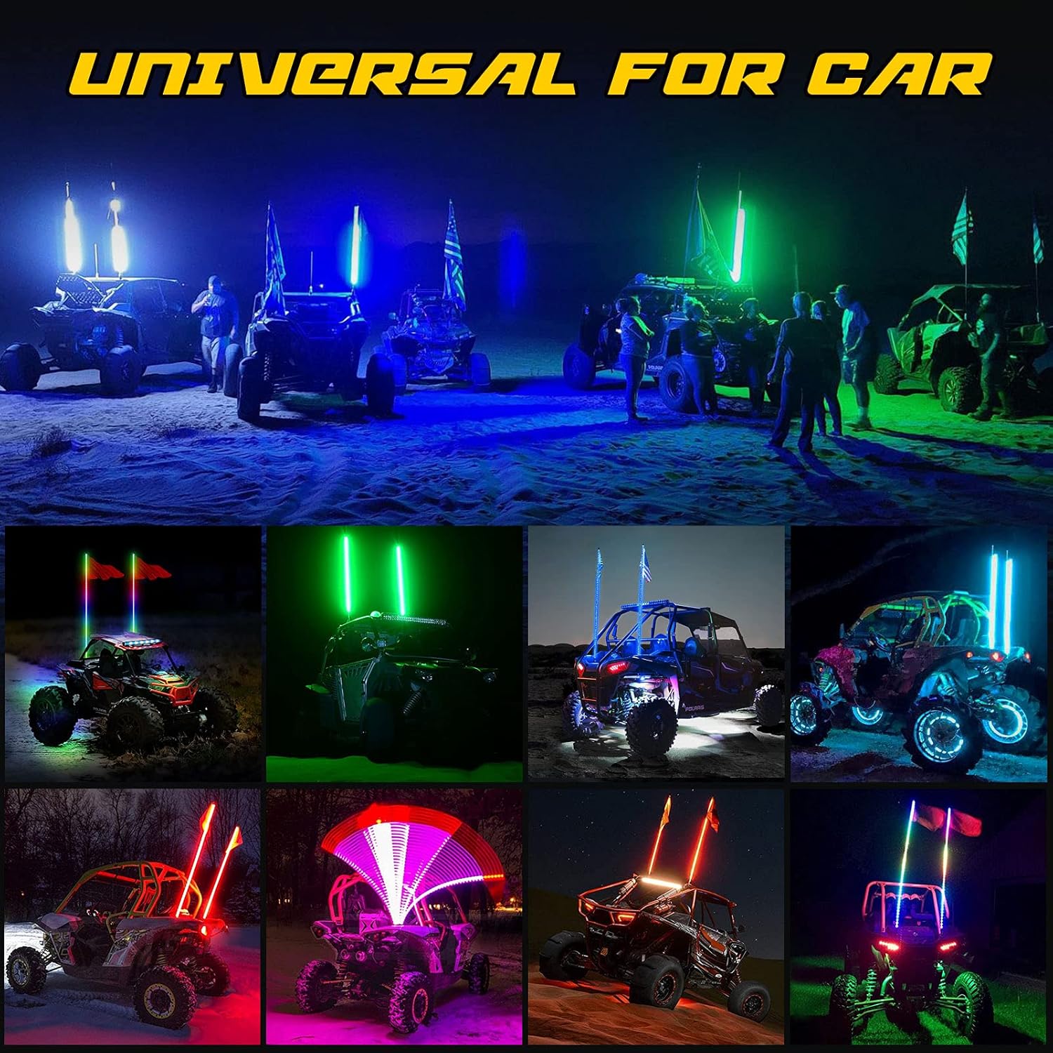 Led Whip Lights for UTV