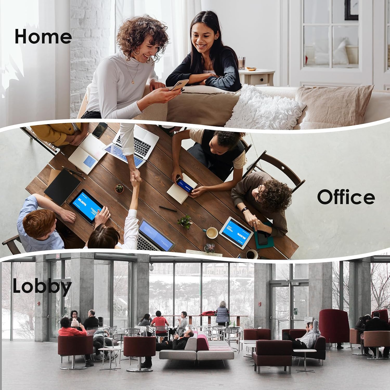 WiFi 6 Router AX3000 Wireless Internet High Speed Smart Router with 5dBi High-gain Antennas