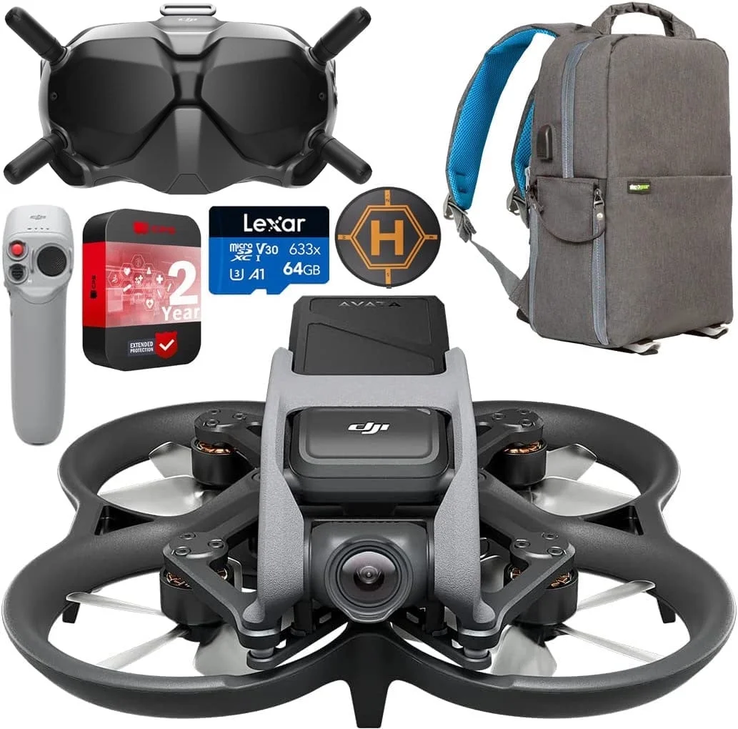 DJI Avata Explorer Combo with Goggles Integra and Motion Controller 2 + 64GB Bundle - Curated Treasures Market