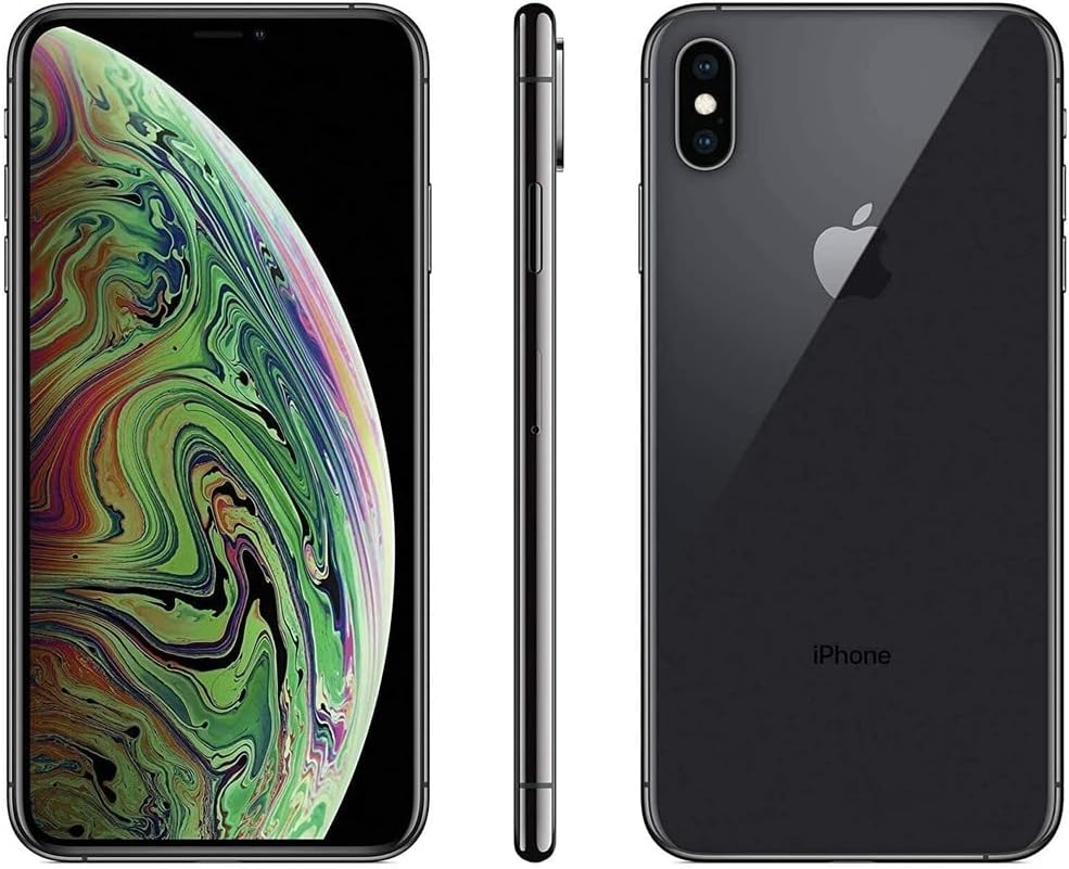 Apple iPhone XS Max, US Version, 512GB, Space Gray - Unlocked (Renewed)