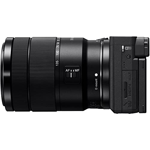 Sony Alpha a6400 Mirrorless Camera: Compact APS-C Interchangeable Lens Digital Camera with Real-Time Eye Auto Focus, 4K Video & Flip Up Touchscreen
