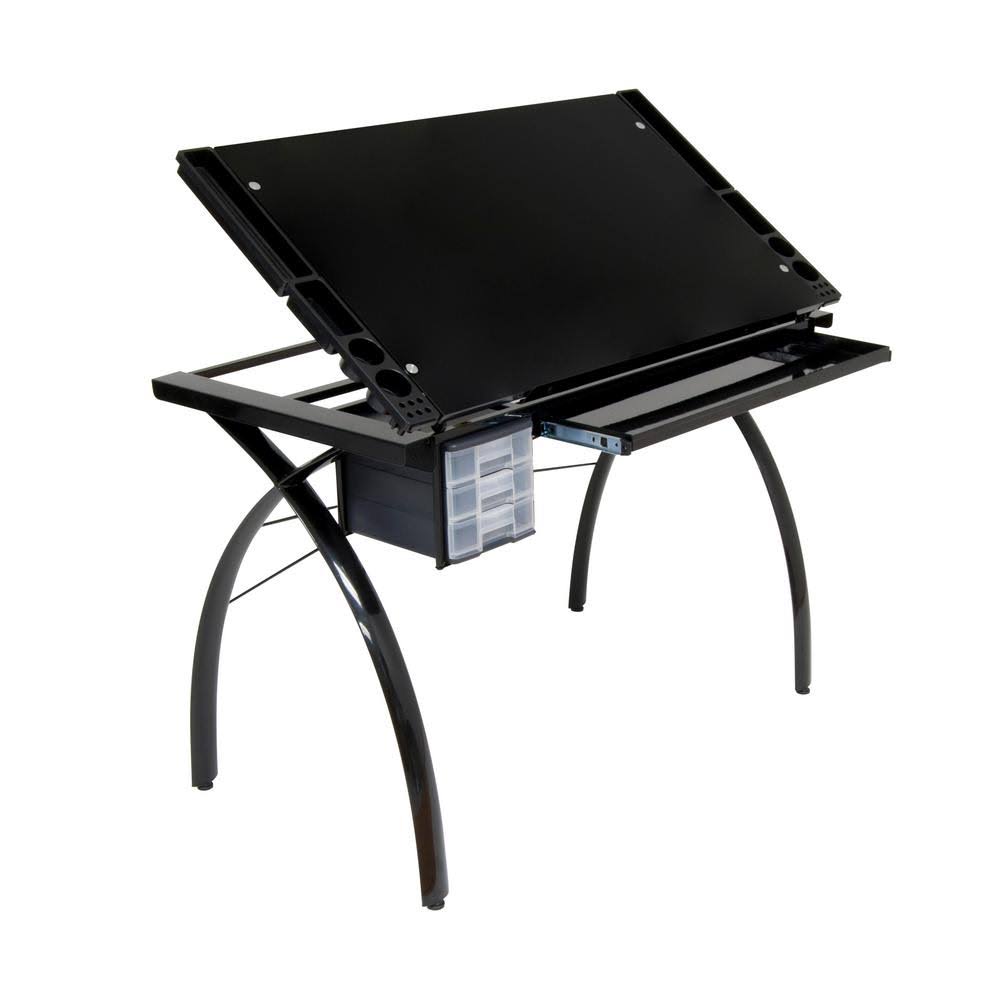 Studio Designs Futura Drafting Table, Black - Megean