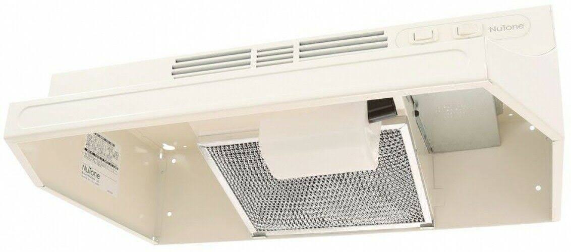 Nutone RL6200 Series 24 in. Ductless Under Cabinet Range Hood with Light in Bisque