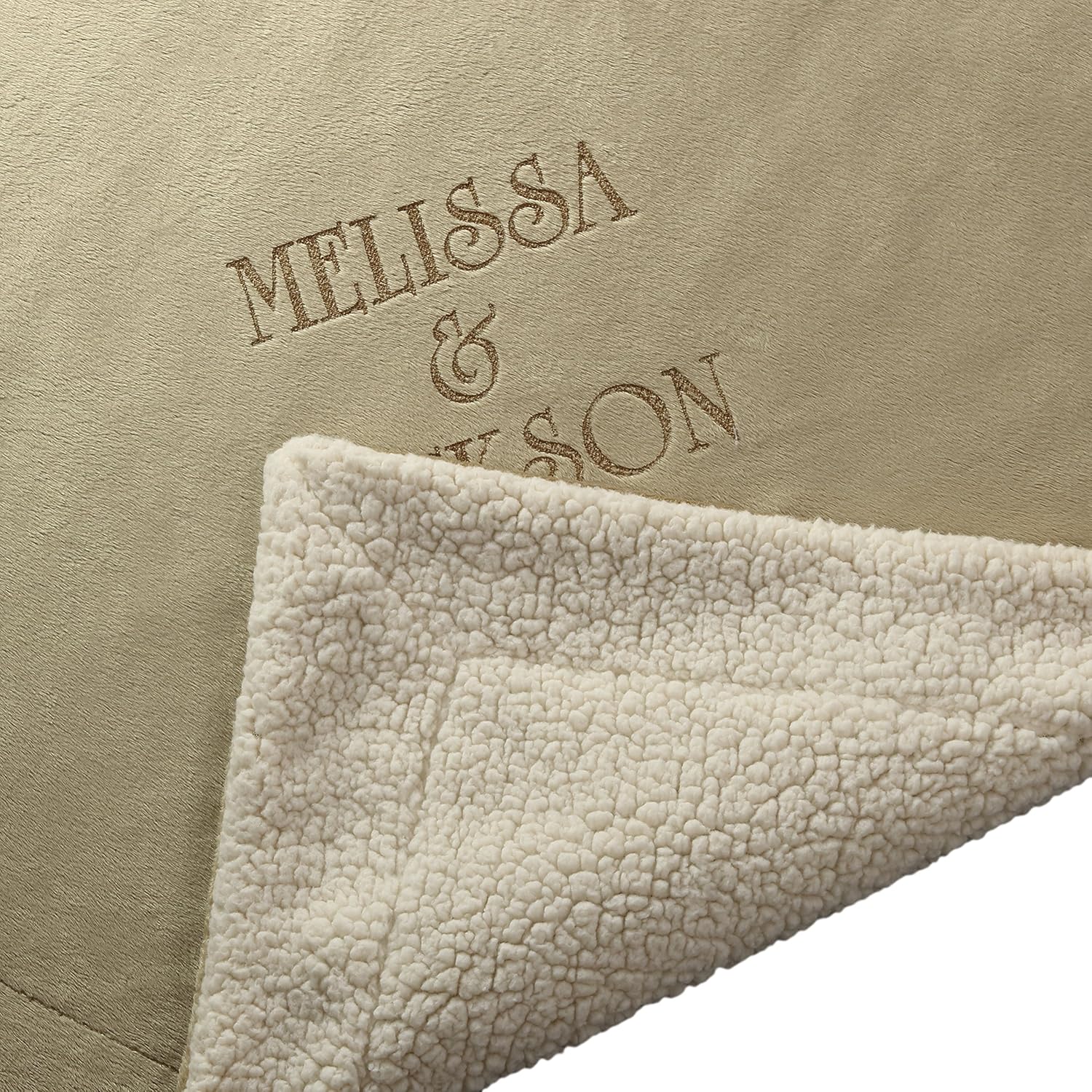 Custom Catch Personalized Unique Wedding Couple Gifts - Anniversary, Engagement Gift Blanket (Hearts)