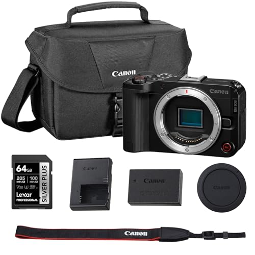 Canon EOS R50 V APS-C Mirrorless Interchangeable Lens Hybrid Camera, Vlogging, Content Creation