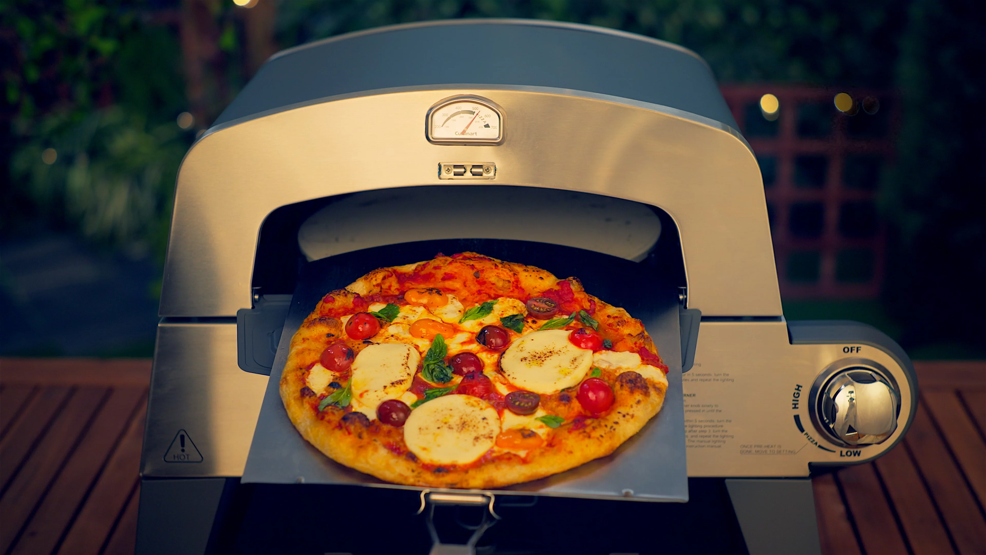 Cuisinart 3-in-1 Pizza Oven, Griddle, and Grill