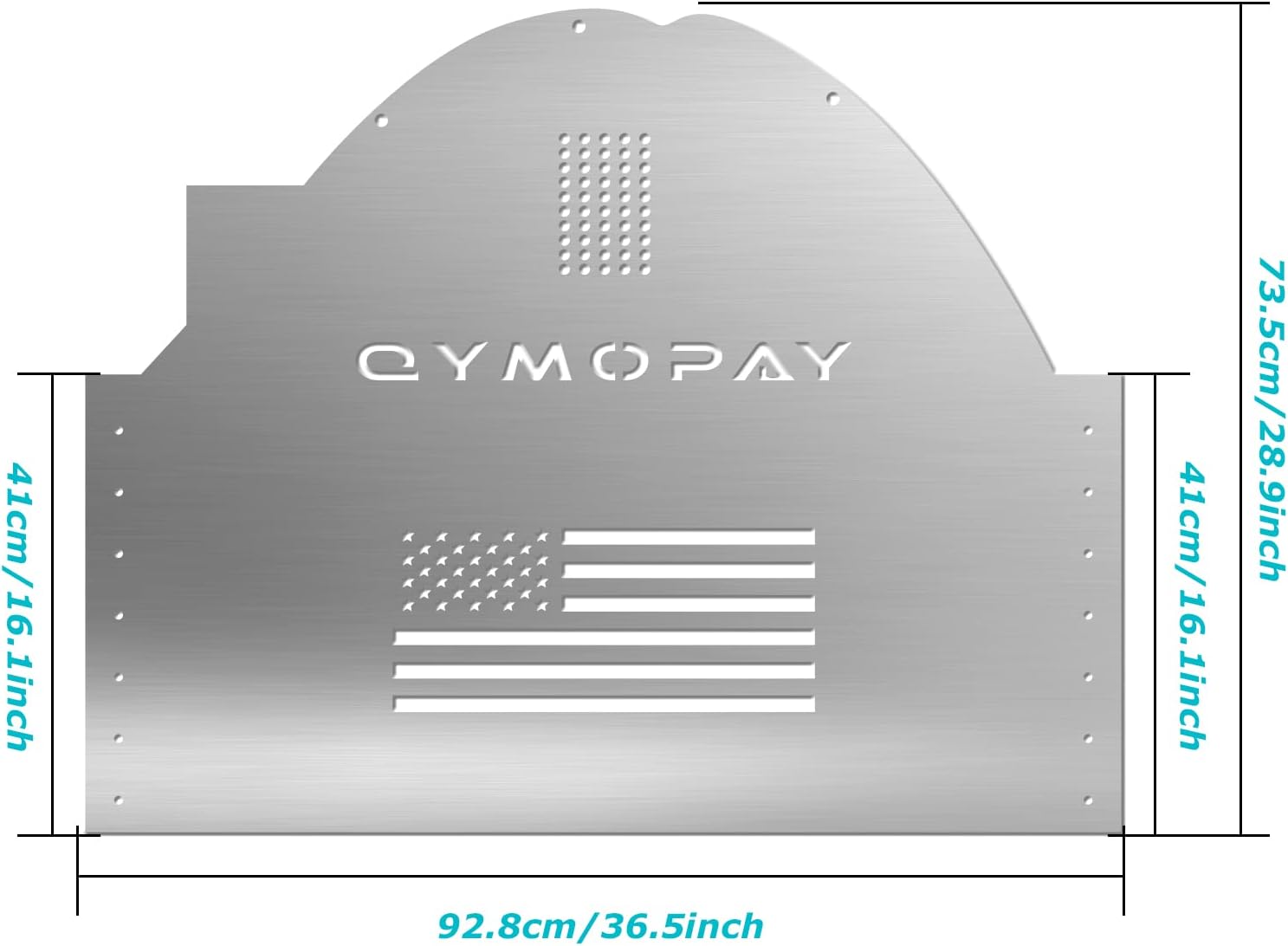 QYMOPAY Catalytic Converter Protection Shield, Fits