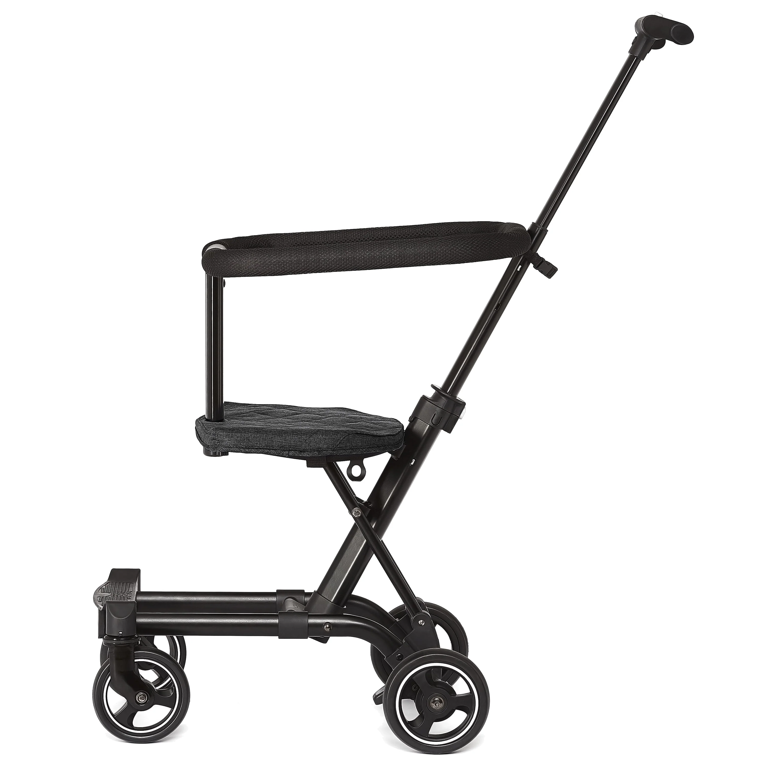 Dream On Me Coast Rider | Travel Stroller | Lightweight Stroller | Compact | Portable | Vacation Friendly Stroller, Black