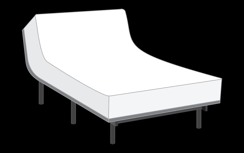 Power Bob Essential Adjustable Bed with Bob-O-Pedic Gem Full Mattress | Memory Foam by Bob&s Discount Furniture