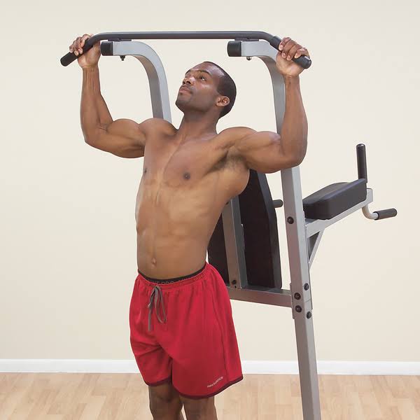 Body Solid GVKR82 Vertical Knee Raise Dip Pull Up
