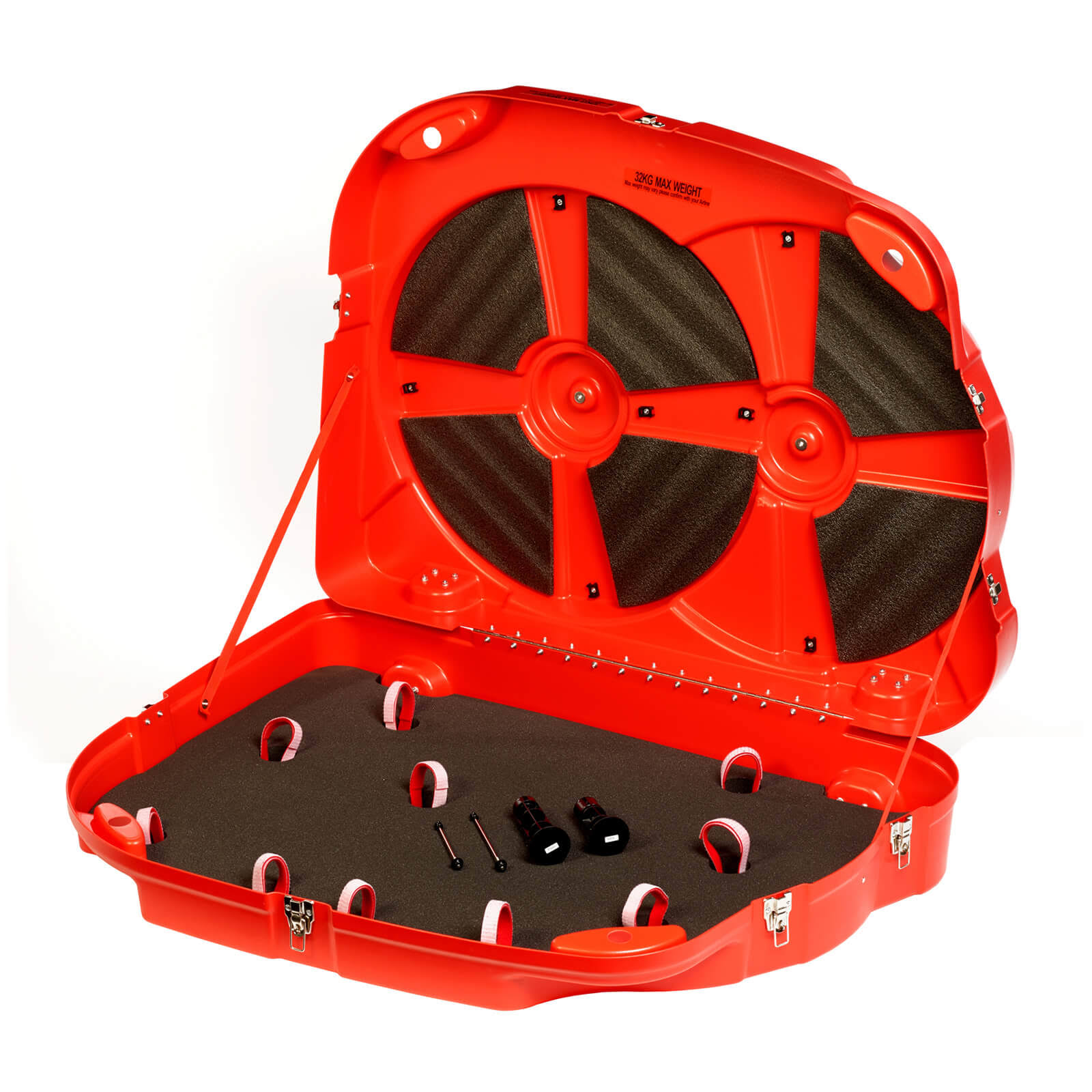Bonza Hard Bike Travel Case - Red