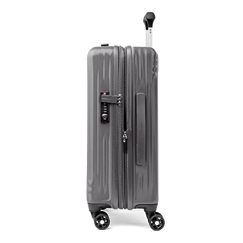 Travelpro Maxlite Air Hardside Expandable Carry on Luggage, 8 Spinner Wheels, Lightweight Hard Shell Polycarbonate Suitcase, Shadow Grey