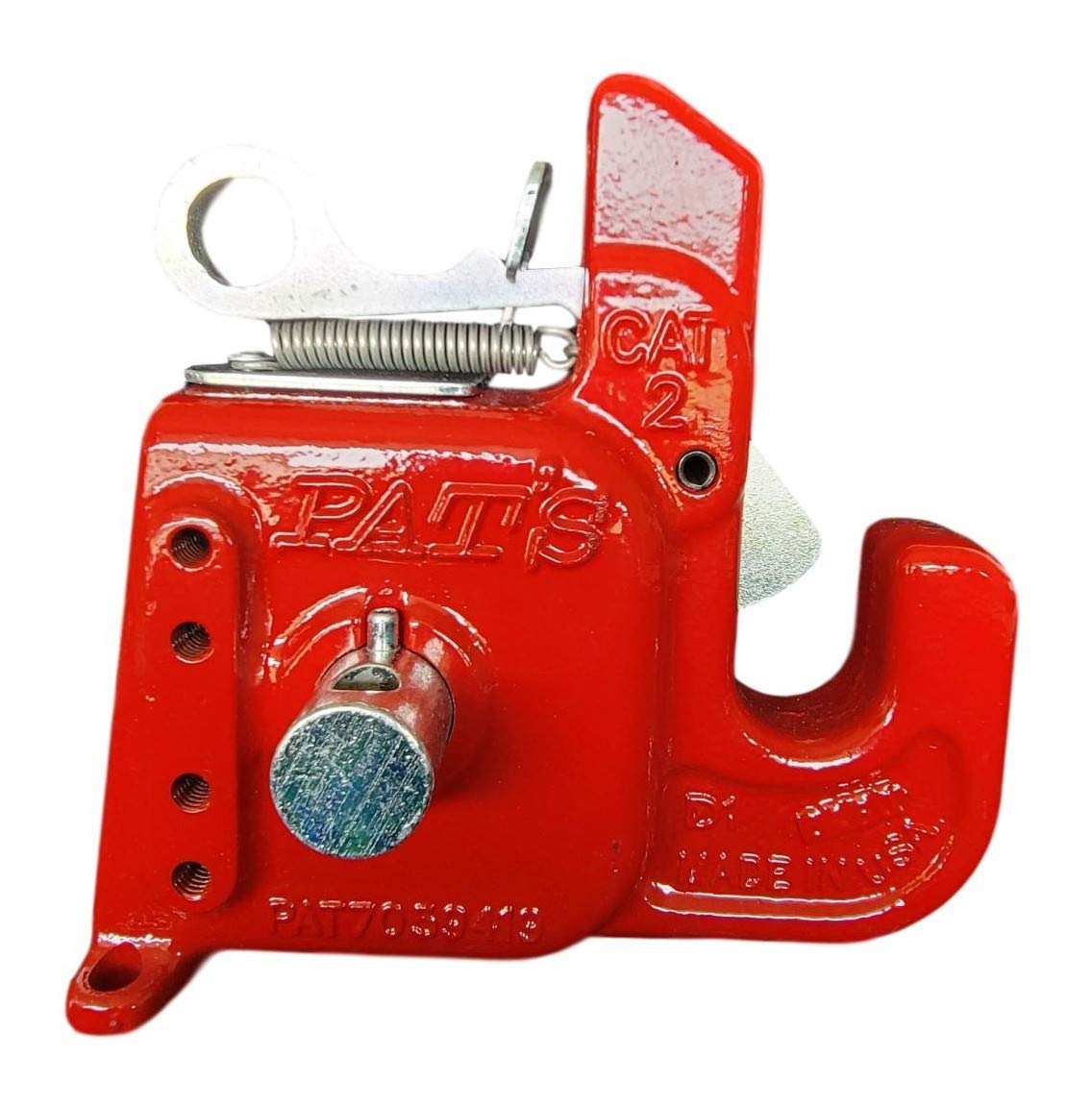 Pat's Easy Change with Stabilizer Bar - Best Quick Hitch System On The Market – Flexible, Durable and Affordable (RED CAT #2)