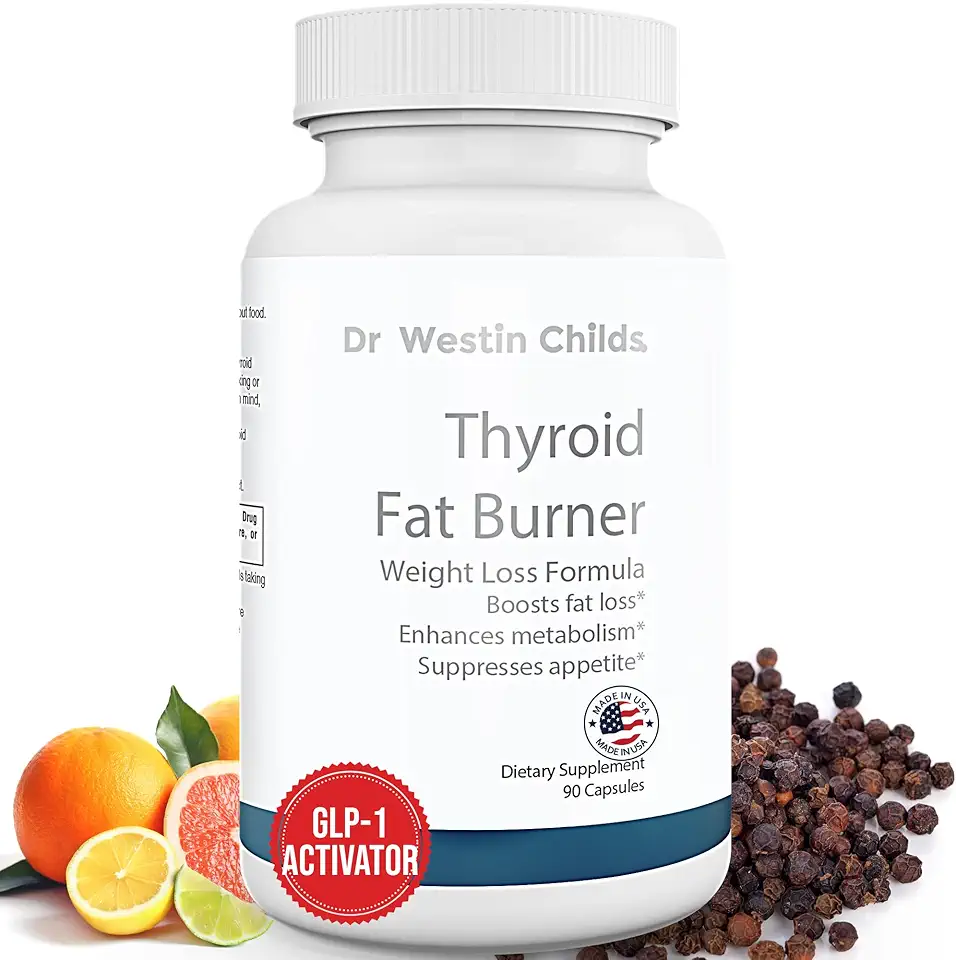 Dr. Westin Childs Thyroid Fat Burner - Fast Acting Thermogenic Weight Loss Supplement for Women with Hypothyroidism