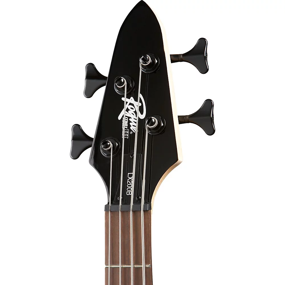 Rogue LX200BL Left-Handed Series III Electric Bass Guitar Pearl Black - Curated Treasures Market