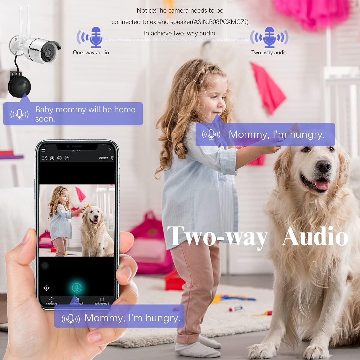 【2K 3.0MP & Dual Antenna Signal Enhancement】 All in One Monitor Wireless Security Camera System with 10 HD Screen,4Pcs CCTV WiFi IP Cameras