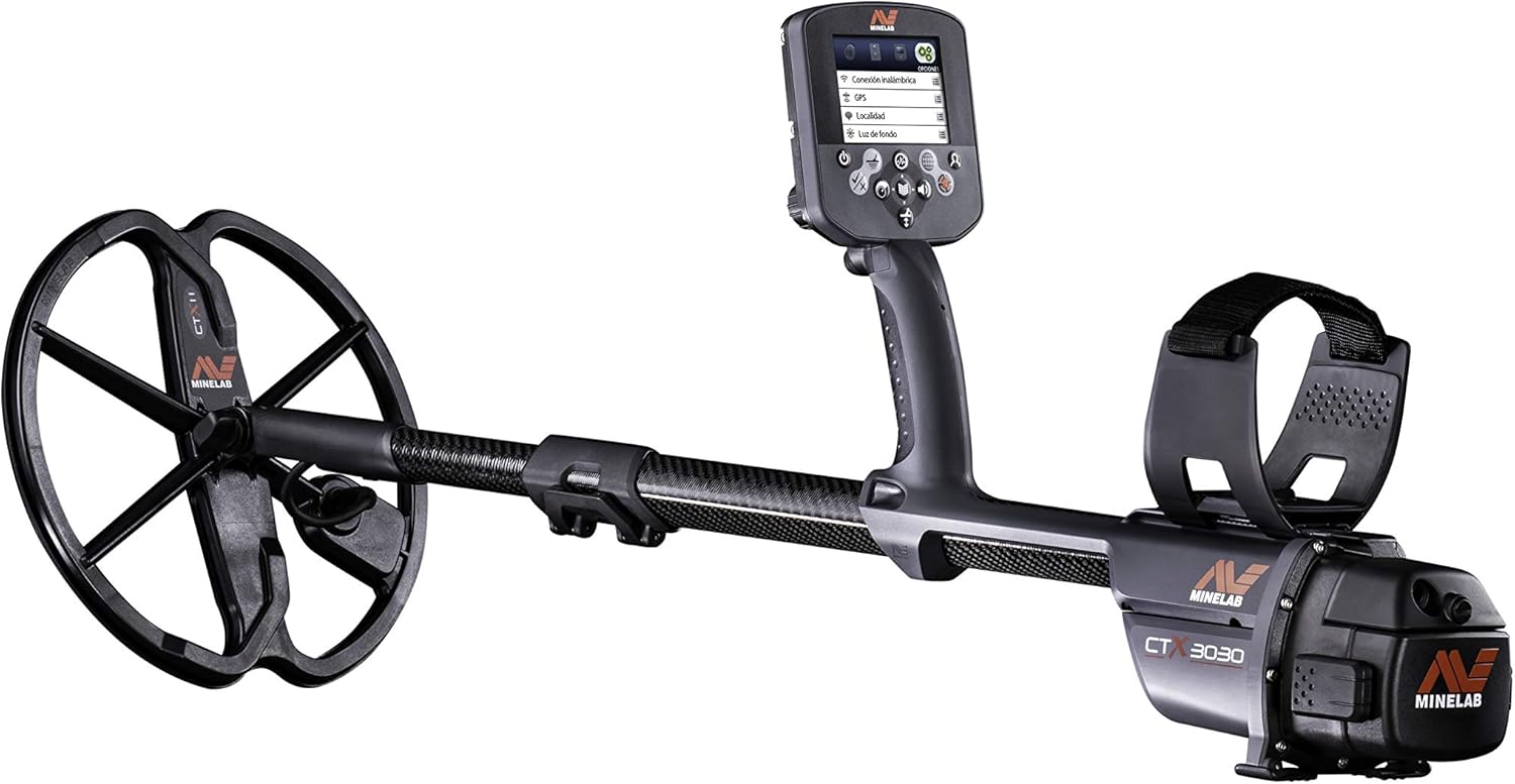Minelab CTX 3030 All-Terrain High-Performance Metal Detector for Adults with Advanced Multi-Frequency Technology (11" Waterproof Double-D Smart Coil