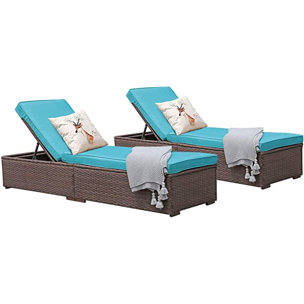 Patiorama Patio Chaise Lounge Chair, Sun Lounger