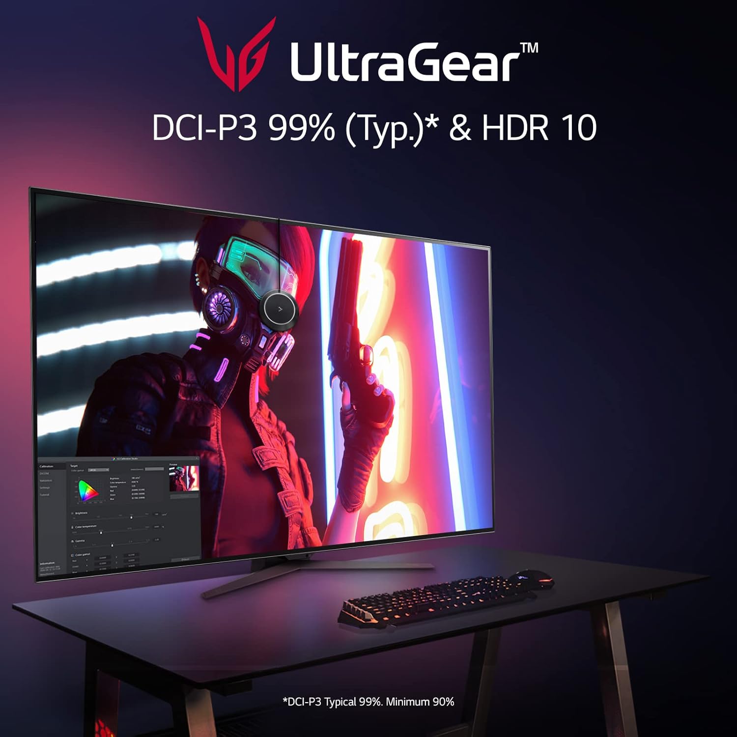 LG 48GQ900-B 48” Ultragear UHD OLED Gaming Monitor with Anti-Glare, 1.5M : 1 Contrast Ratio & DCI-P3 99% (Typ.) with HDR 10