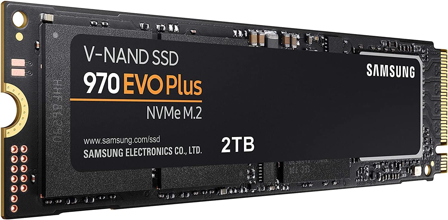970 EVO Plus SSD 2TB - M.2 NVMe Interface Internal Solid State Drive with V-NAND Technology (MZ-V7S2T0B/AM)