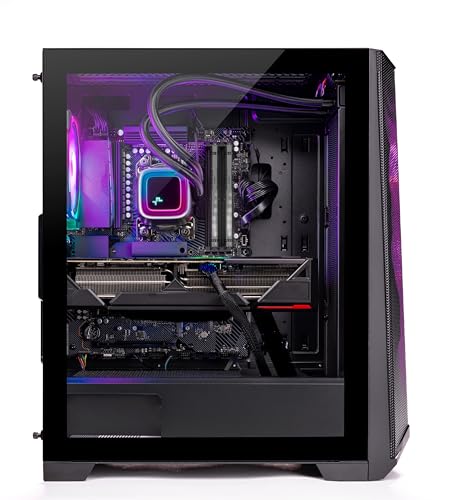 Skytech King 95 Gaming PC Desktop, Ryzen 7 9700X 3.8 GHz (5.5GHz Turbo Boost), NVIDIA RTX 5070 12GB GDDR7, 1TB Gen4 SSD, 32GB DDR5 RAM 6000 RGB