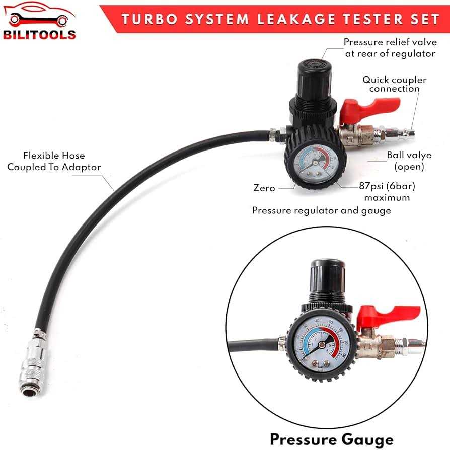 BILITOOLS 9-Piece Turbo System Leakage Tester Set Turbocharger Turbo Boost Leak Tester 1-3/8 - Shop Hardware Tools Online Store