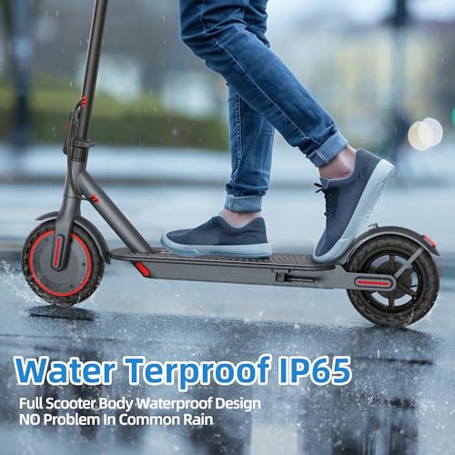 Electric Scooter Adults, Powerful 350W E-Scooter, Max 19 Mph & 15-19 Miles Range Scooters, Folding Scooters with 8.5" Solid Tires