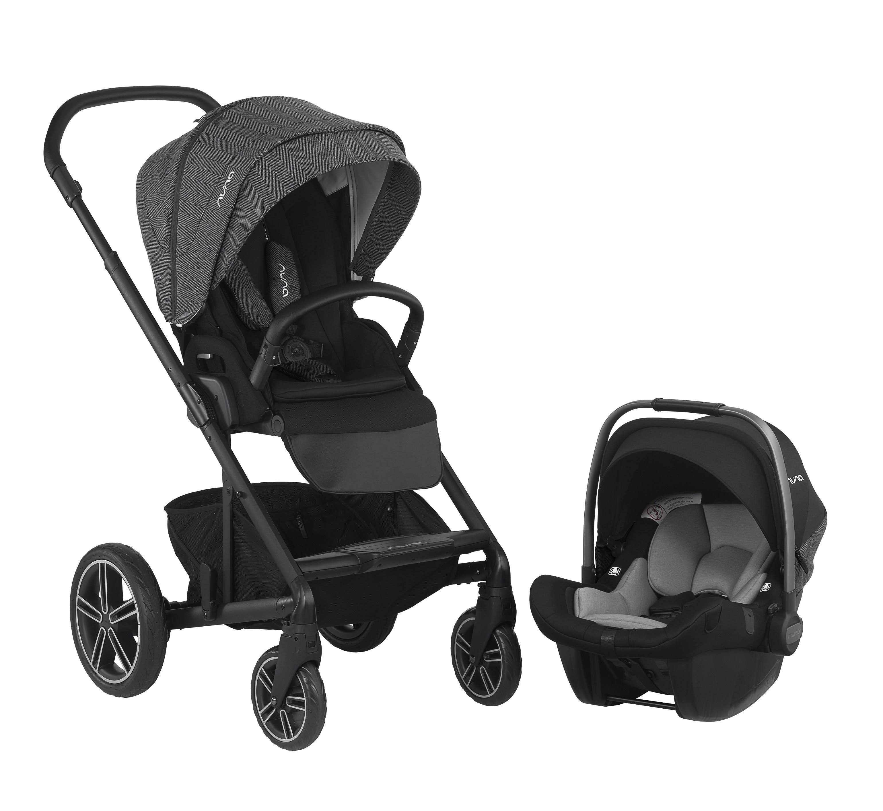 Infant Nuna 2019 Mixx Stroller u0026 Pipa Lite Lx Infant Car Seat Set Travel System, Black